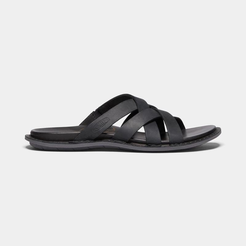 Keen Sofia Womens Slides Black NZ (2983-TYPKM)